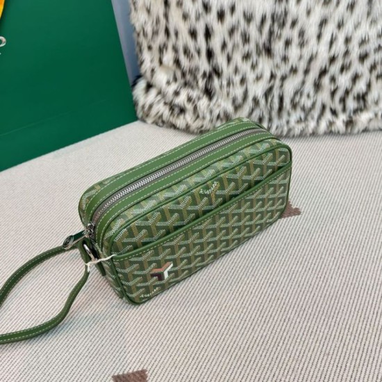 Replica di lusso Borsa Goyard Cap-Vert PM Tela Goyardine Verde Imitazioni Cloni Borsa Goyard Cap-Vert PM Tela Goyardine Verde firmate