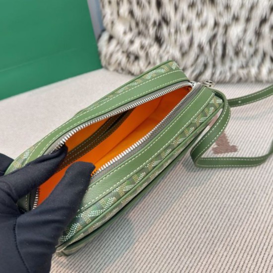 Replica di lusso Borsa Goyard Cap-Vert PM Tela Goyardine Verde Imitazioni Cloni Borsa Goyard Cap-Vert PM Tela Goyardine Verde firmate