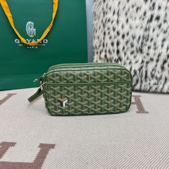 Replica di lusso Borsa Goyard Cap-Vert PM Tela Goyardine Verde Imitazioni Cloni Borsa Goyard Cap-Vert PM Tela Goyardine Verde firmate
