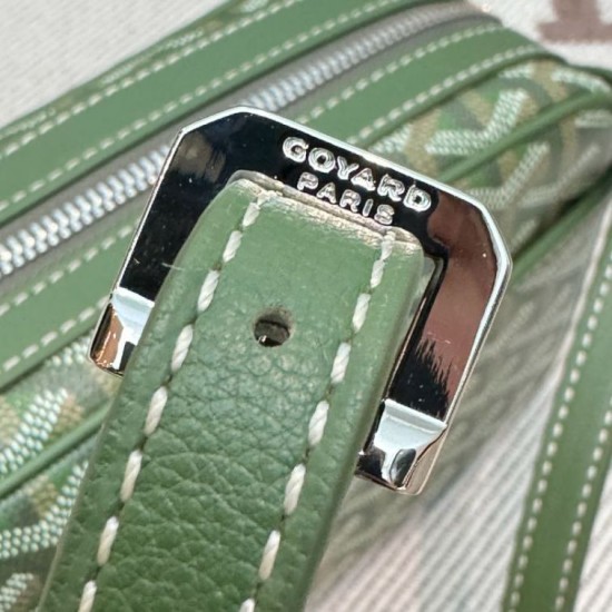 Replica di lusso Borsa Goyard Cap-Vert PM Tela Goyardine Verde Imitazioni Cloni Borsa Goyard Cap-Vert PM Tela Goyardine Verde firmate