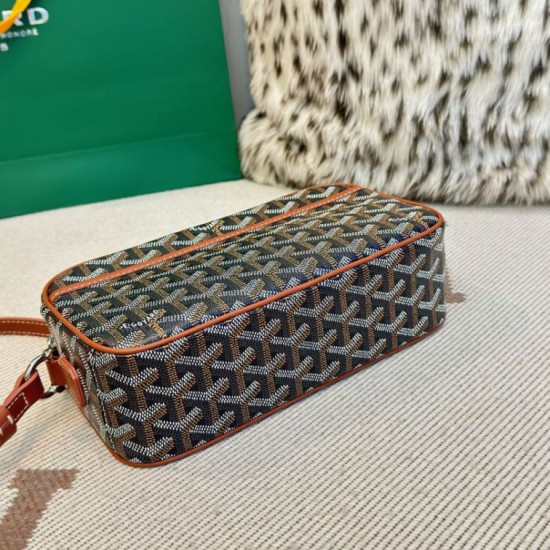 Replica di lusso Borse Alta Qualità Goyard Cap-Vert PM Tela Goyardine marrone Imitazioni Cloni Borse Replica Alta Qualità Goyard Cap-Vert PM Tela Goyardine marrone firmate