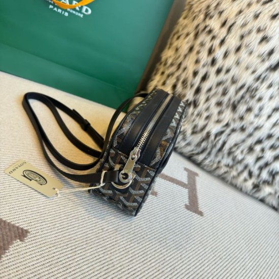 Replica di lusso Borsa Goyard Cap-Vert PM Tela Goyardine Nero Imitazioni Cloni Borsa Goyard Cap-Vert PM Tela Goyardine Nero firmate
