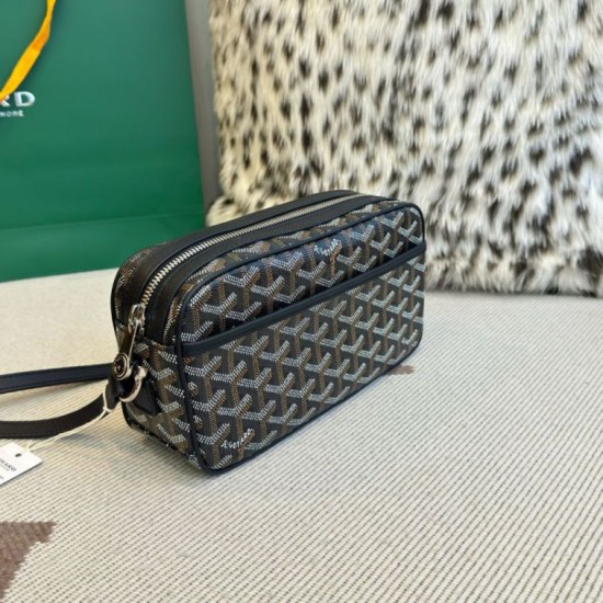 Replica di lusso Borsa Goyard Cap-Vert PM Tela Goyardine Nero Imitazioni Cloni Borsa Goyard Cap-Vert PM Tela Goyardine Nero firmate