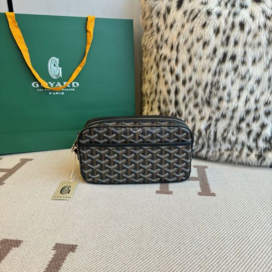 Replica di lusso Borsa Goyard Cap-Vert PM Tela Goyardine Nero Imitazioni Cloni Borsa Goyard Cap-Vert PM Tela Goyardine Nero firmate