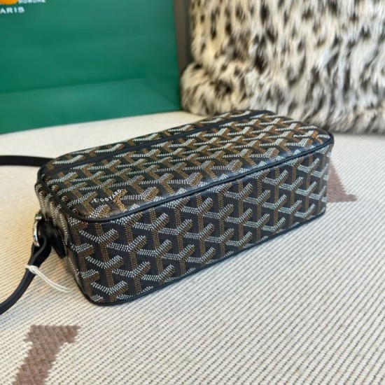 Replica di lusso Borsa Goyard Cap-Vert PM Tela Goyardine Nero Imitazioni Cloni Borsa Goyard Cap-Vert PM Tela Goyardine Nero firmate