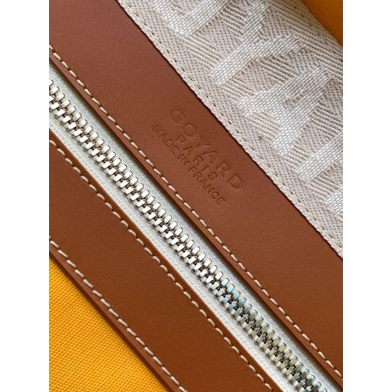 Replica di lusso Borsa da viaggio Goyard Boeing 55 marrone Imitazioni Cloni Borsa da viaggio Goyard Boeing 55 marrone firmate