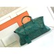 Replica di lusso Borsa da viaggio Goyard Boeing 55 verde Imitazioni Cloni Borsa da viaggio Goyard Boeing 55 verde firmate
