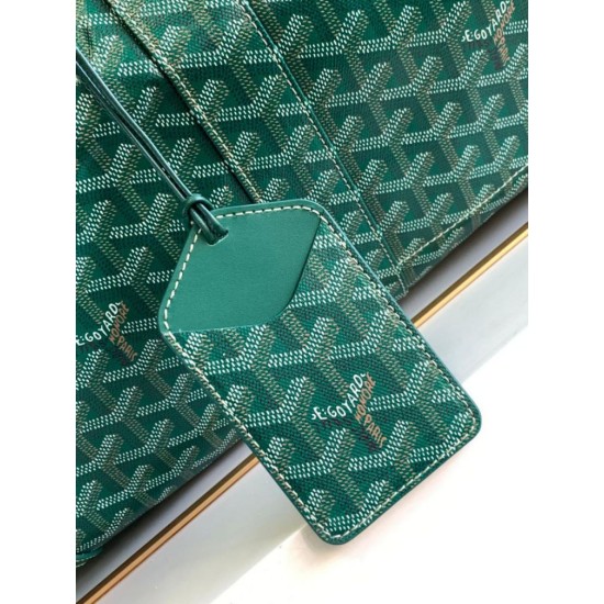 Replica di lusso Borsa da viaggio Goyard Boeing 55 verde Imitazioni Cloni Borsa da viaggio Goyard Boeing 55 verde firmate