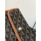 Cloni Borse tote Goyard Saint Louis PM/GM Spalmata Goyardine marrone firmate
