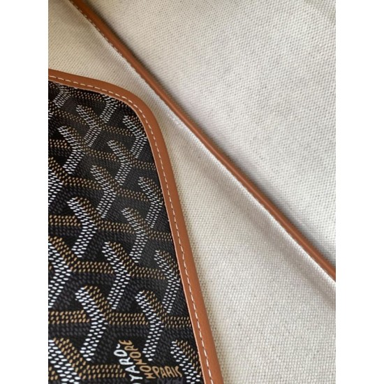 Cloni Borse tote Goyard Saint Louis PM/GM Spalmata Goyardine marrone firmate
