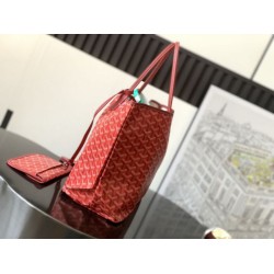 Borse tote Goyard Saint Louis PM/GM Spalmata Goyardine Rosso Borse tote Goyard Saint Louis PM/GM Spalmata Goyardine Rosso