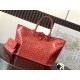 Replica di lusso Borse tote Goyard Saint Louis PM/GM Spalmata Goyardine Rosso Imitazioni Cloni Borse tote Goyard Saint Louis PM/GM Spalmata Goyardine Rosso firmate