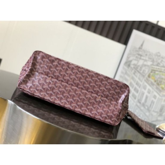 Replica di lusso Borse tote Goyard Saint Louis PM/GM Spalmata Goyardine bordeaux Imitazioni Cloni Borse tote Goyard Saint Louis PM/GM Spalmata Goyardine bordeaux firmate