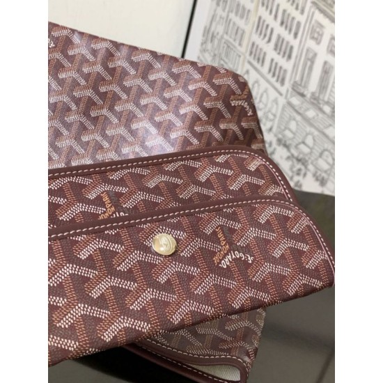 Replica di lusso Borse tote Goyard Saint Louis PM/GM Spalmata Goyardine bordeaux Imitazioni Cloni Borse tote Goyard Saint Louis PM/GM Spalmata Goyardine bordeaux firmate