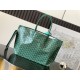 Replica di lusso Borse tote Goyard Saint Louis PM/GM Spalmata Goyardine verde Imitazioni Cloni Borse tote Goyard Saint Louis PM/GM Spalmata Goyardine verde firmate