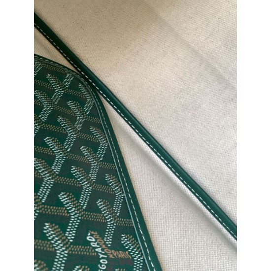 Replica di lusso Borse tote Goyard Saint Louis PM/GM Spalmata Goyardine verde Imitazioni Cloni Borse tote Goyard Saint Louis PM/GM Spalmata Goyardine verde firmate