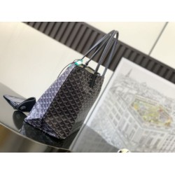 Borse tote Goyard Saint Louis PM/GM Spalmata Goyardine Nero