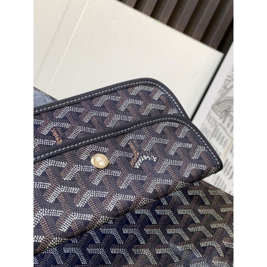 Cloni Borse tote Goyard Saint Louis PM/GM Spalmata Goyardine Nero firmate
