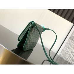 Pochette Goyard Plumet con iniziali Verde Pochette Goyard Plumet con iniziali Verde