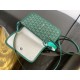 Cloni Pochette Goyard Plumet con iniziali Verde firmate