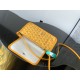 Replica di lusso Pochette Goyard Plumet con iniziali Giallo Imitazioni Cloni Pochette Goyard Plumet con iniziali Giallo firmate