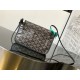 Replica di lusso Pochette Goyard Plumet con iniziali Nero Imitazioni Cloni Pochette Goyard Plumet con iniziali Nero firmate