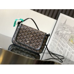Pochette Goyard Plumet con iniziali Nero