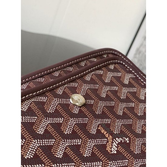 Replica di lusso Pochette Goyard Plumet con iniziali Bordeaux Imitazioni Cloni Pochette Goyard Plumet con iniziali Bordeaux firmate