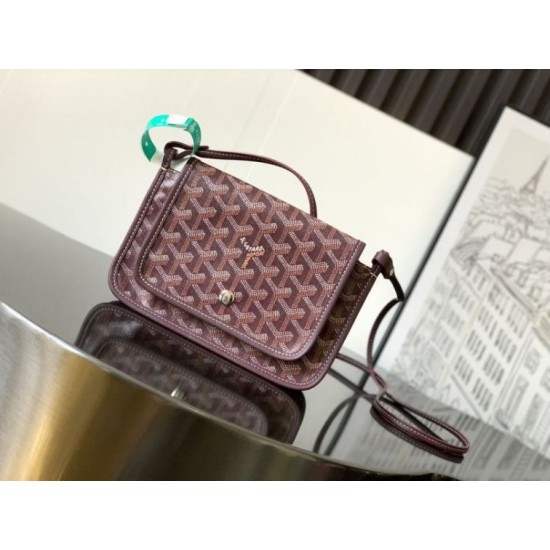 Replica di lusso Pochette Goyard Plumet con iniziali Bordeaux Imitazioni Cloni Pochette Goyard Plumet con iniziali Bordeaux firmate