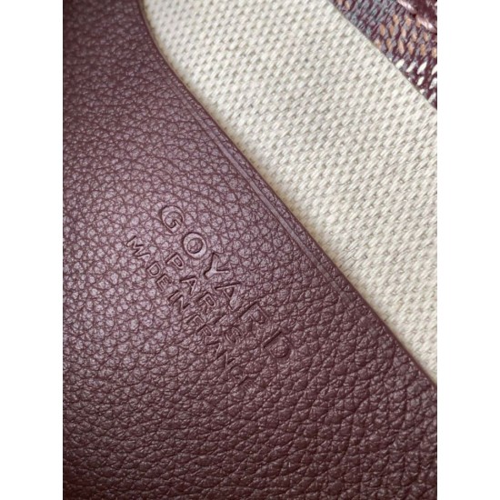 Replica di lusso Pochette Goyard Plumet con iniziali Bordeaux Imitazioni Cloni Pochette Goyard Plumet con iniziali Bordeaux firmate