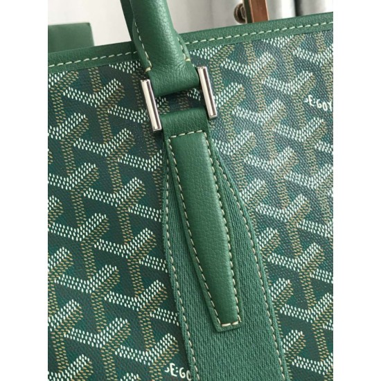 Replica di lusso Borse portadocumenti Goyard Morvan PM Verde Imitazioni Cloni Borse portadocumenti Goyard Morvan PM Verde firmate