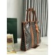 Replica di lusso Borse portadocumenti Goyard Morvan PM marrone Imitazioni Cloni Borse portadocumenti Goyard Morvan PM marrone firmate