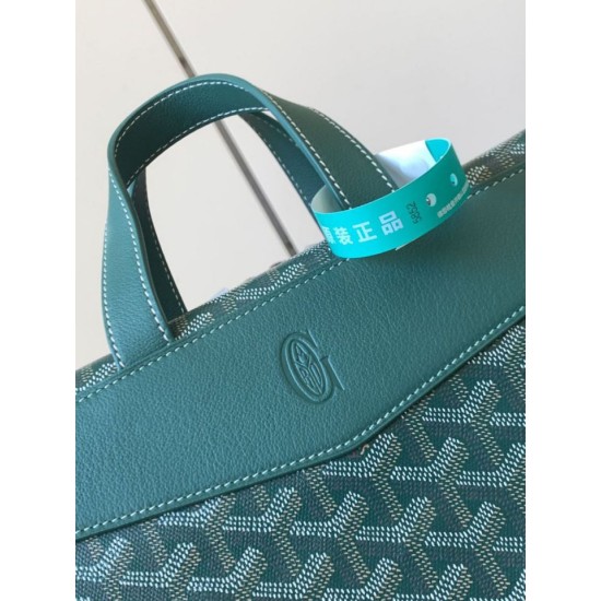 Replica di lusso Zaino Goyard Cisalpin Goyardine Verde Imitazioni Cloni Zaino Goyard Cisalpin Goyardine Verde firmate