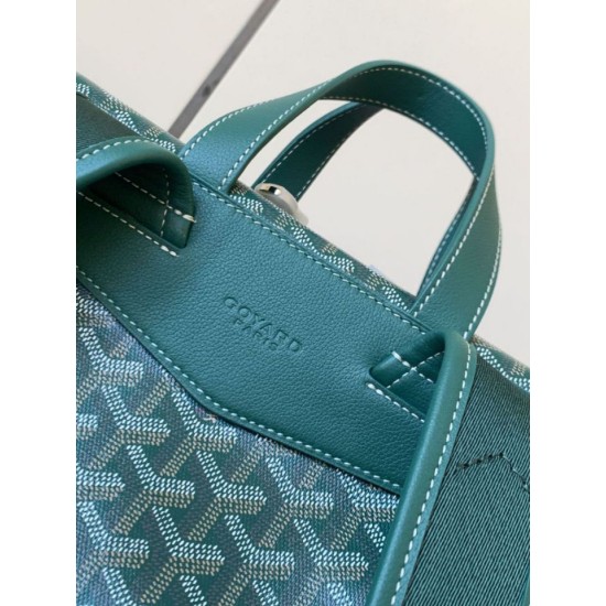 Replica di lusso Zaino Goyard Cisalpin Goyardine Verde Imitazioni Cloni Zaino Goyard Cisalpin Goyardine Verde firmate