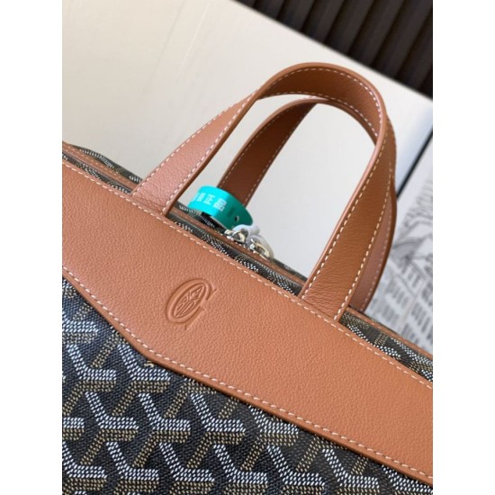 Replica di lusso Zaino Goyard Cisalpin Goyardine marrone Imitazioni Cloni Zaino Goyard Cisalpin Goyardine marrone firmate
