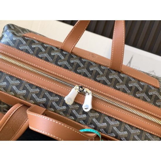 Replica di lusso Zaino Goyard Cisalpin Goyardine marrone Imitazioni Cloni Zaino Goyard Cisalpin Goyardine marrone firmate