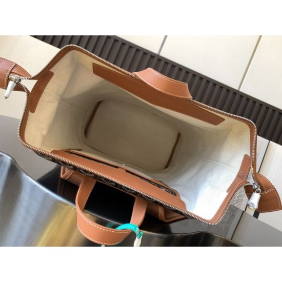 Replica di lusso Zaino Goyard Cisalpin Goyardine marrone Imitazioni Cloni Zaino Goyard Cisalpin Goyardine marrone firmate