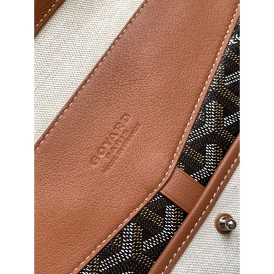 Replica di lusso Zaino Goyard Cisalpin Goyardine marrone Imitazioni Cloni Zaino Goyard Cisalpin Goyardine marrone firmate