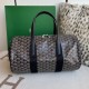Replica di lusso Borsa sportiva classica Goyard Barrel 40 Nero Imitazioni Cloni Borsa sportiva classica Goyard Barrel 40 Nero firmate