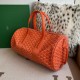 Replica di lusso Borse sportiva classica Goyard Barrel 40 arancia Imitazioni Replica Borse sportiva classica Goyard Barrel 40 arancia firmate