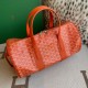 Replica di lusso Borse sportiva classica Goyard Barrel 40 arancia Imitazioni Replica Borse sportiva classica Goyard Barrel 40 arancia firmate