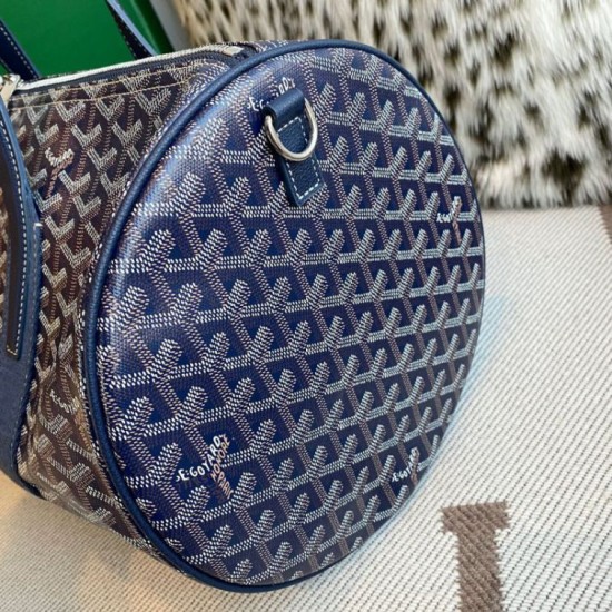 Replica di lusso Borse Firmate sportiva classica Goyard Barrel 40 Nero Imitazioni Cloni Borse Firmate Replica sportiva classica Goyard Barrel 40 Nero firmate