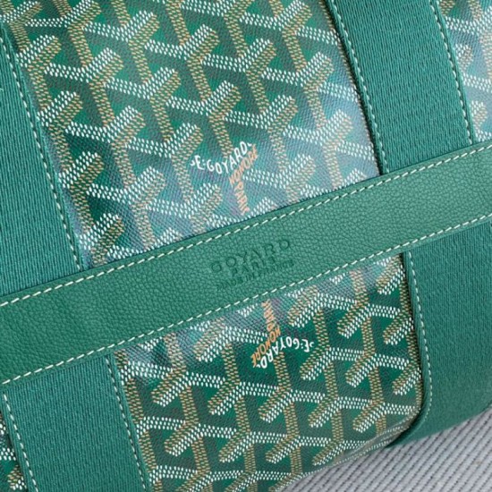 Cloni Borse Replica sportiva classica Goyard Barrel 40 Verde firmate