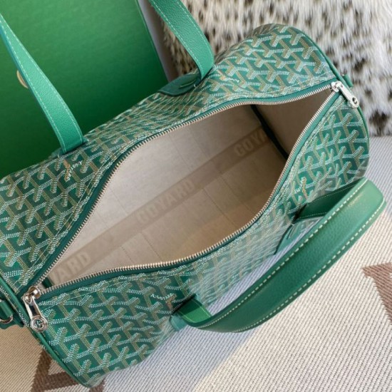 Cloni Borse Replica sportiva classica Goyard Barrel 40 Verde firmate