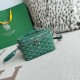 Cloni Borsa per il trucco Goyard Nano Muse Vanity Verde firmate