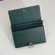 Cloni Portafoglio Gucci Half Horsebit con catena 855654 Verde firmate