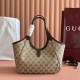 Cloni Borsa tote piccola Gucci Mercato 866646 tela GG marrone firmate