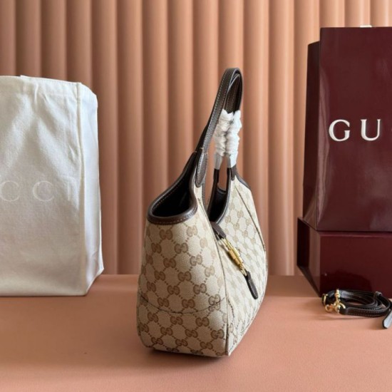 Cloni Borsa tote piccola Gucci Mercato 866646 tela GG marrone firmate