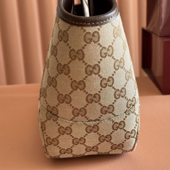 Cloni Borsa tote piccola Gucci Mercato 866646 tela GG marrone firmate
