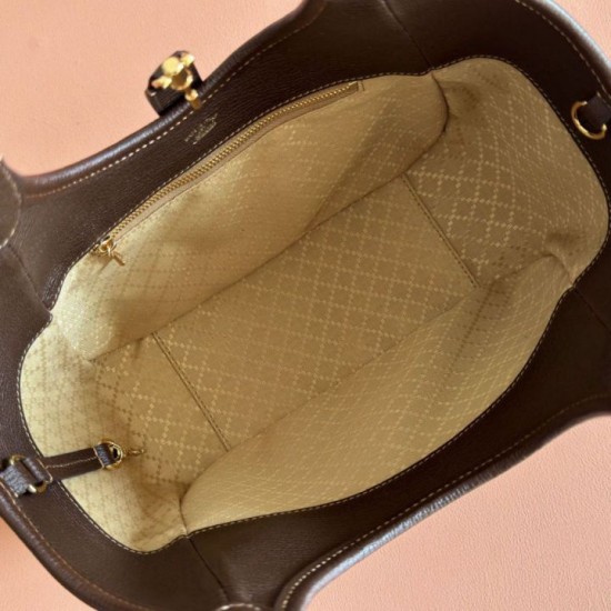 Cloni Borsa tote piccola Gucci Mercato 866646 tela GG marrone firmate